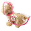 Transparent Dog Raincoat