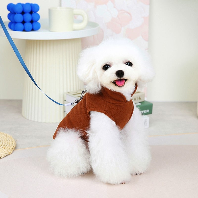 Winter Fleece Maltese Dog Vest